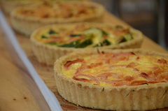 Image of Light Lunches menu quiches